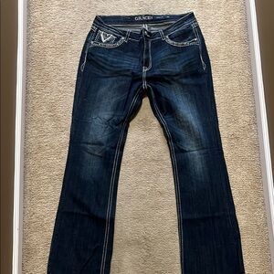 Grace Blue Boot Cut Jeans
NWOT